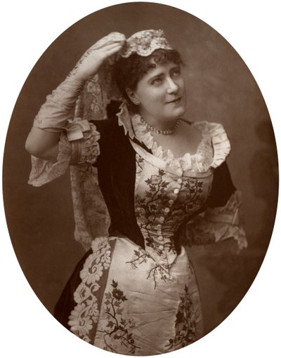 Ada Cavendish , britisk skuespillerinne, 1882 av Unbekannt