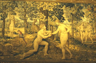 Adam og Eva. The Temptation, c1500-tallet, 1900-tallet av Unbekannt