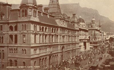 Adderley Street, Cape Town, tidlig på 1900-tallet. av Unbekannt