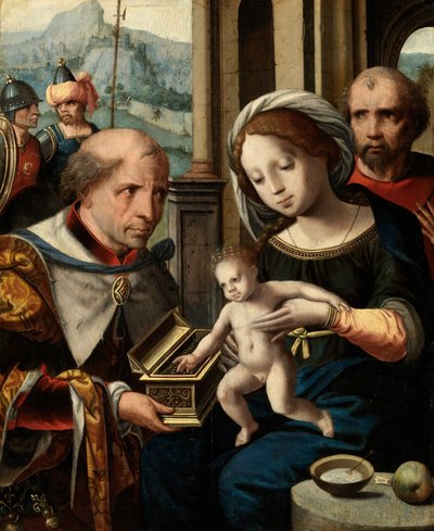 Tilbedelse av kongene, 1400-tallet. av Unbekannt