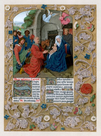 Tilbedelse av magi, c1490-1497 av Unbekannt