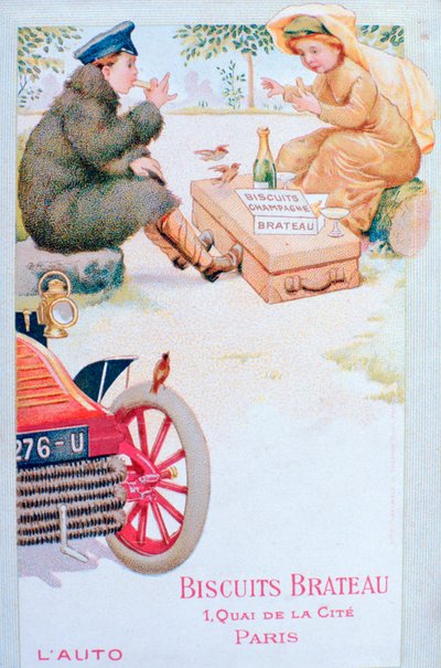 Annonse for Biscuits Brateau, c1900-tallet av Unbekannt