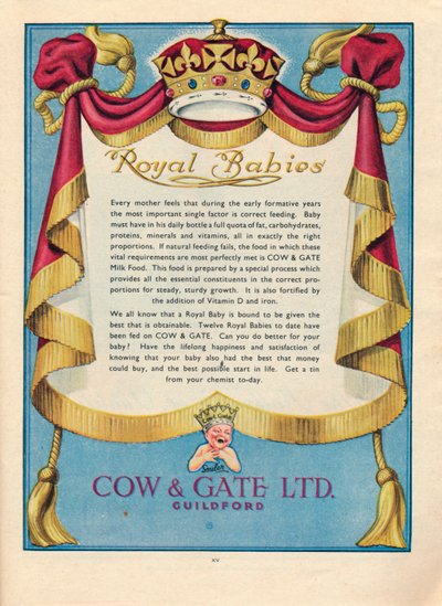 Annonse for Cow & Gate Ltd., 1951 av Unbekannt