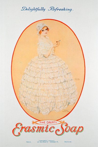 Annonse for Erasmus såpe, 1920 av Unbekannt