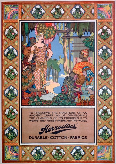 Annonse for Horrockses-stoffer, 1920 av Unbekannt