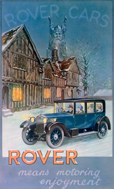 Annonse for Rover Cars, 1927 av Unbekannt