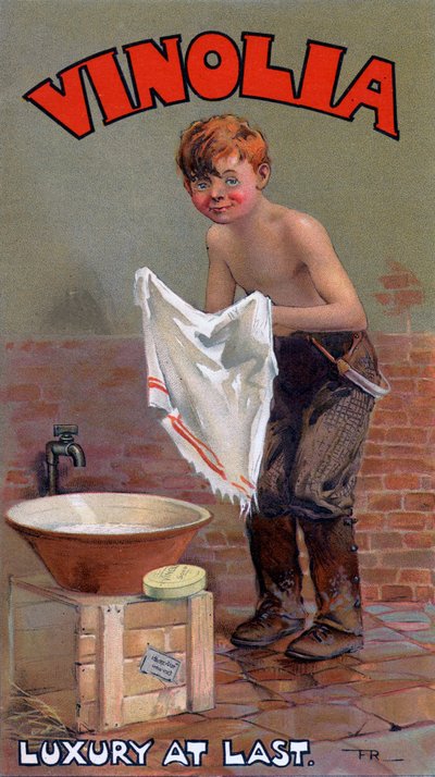 Annonse for Vinolia-såpe, ca 1900-tallet av Unbekannt