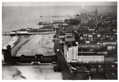 Luftfoto av Atlantic City, New Jersey, USA, fra en Zeppelin, 1930 1933 av Unbekannt