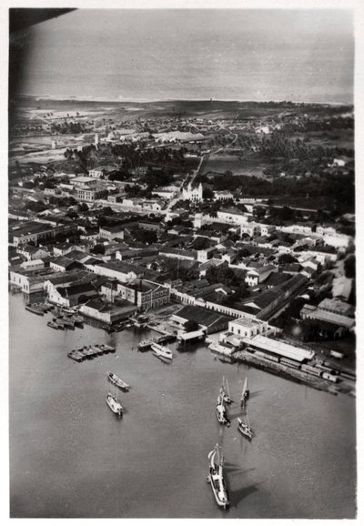 Luftfoto av Natal, Sør-Afrika, fra en Zeppelin, 1930 1933 av Unbekannt