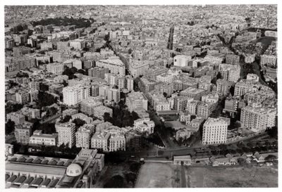 Luftfoto av New Cairo, Egypt, fra en Zeppelin, 1931 1933 av Unbekannt