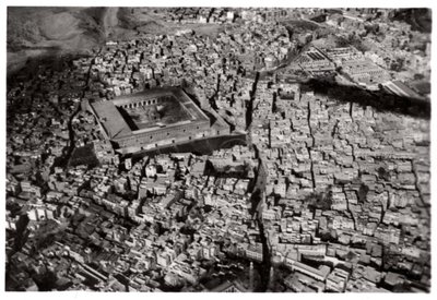Luftfoto av Gamle Kairo, Egypt, fra en Zeppelin, 1931 1933 av Unbekannt