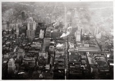 Luftfoto av Philadelphia, Pennsylvania, USA, fra en Zeppelin, 1928 1933 av Unbekannt