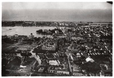 Luftfoto av Recife, Brasil, fra en Zeppelin, 1930 1933 av Unbekannt