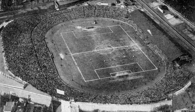 Luftfoto av Stamford Bridge, stadion til Chelsea Football Club, London, c1922 av Unbekannt