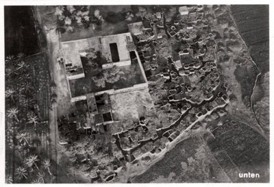 Luftfoto av en landsby, Egypt, 1931 1933 av Unbekannt