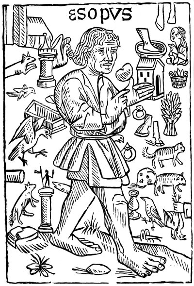 Aesop, 1400-tallet 1893 av Unbekannt