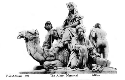 Afrika, Albert Memorial, London, 1900-tallet av Unbekannt