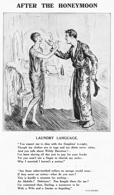 After the Honeymoon - Laundry Luggage, 1927 av Unbekannt