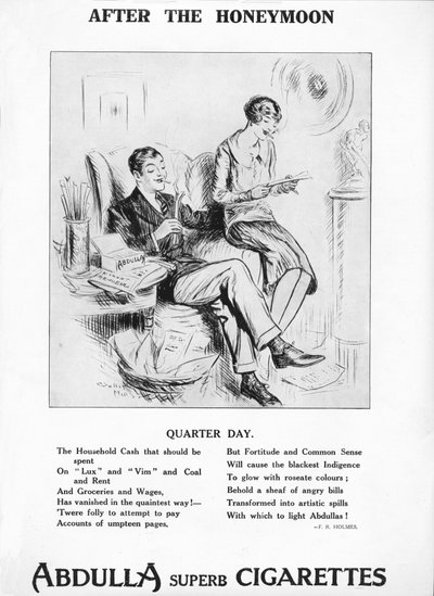 Nach den Flitterwochen - Quartalstag, 1927 von Unbekannt