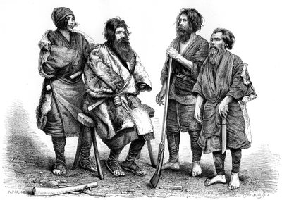 Ainu-folket, Japan, 1895 av Unbekannt