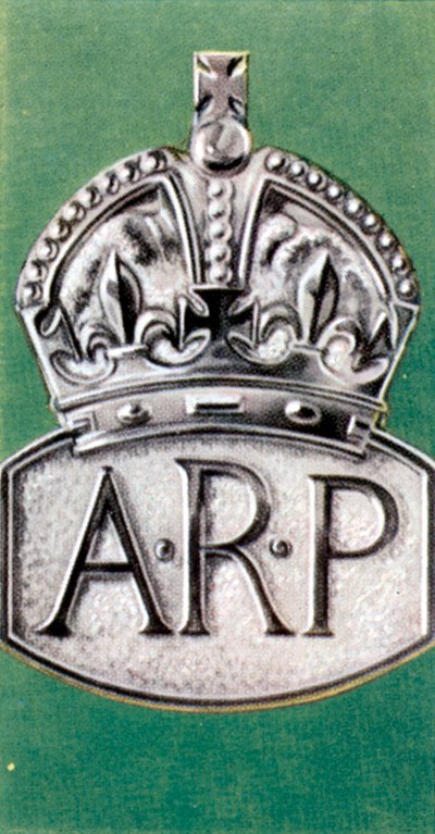 Air Raid Precautions, sigarettkort, britisk, 1938 av Unbekannt