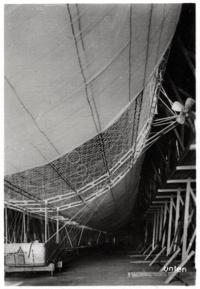 Luftskip LZ1 Graf Zeppelin under bygging, 1899 1933 av Unbekannt