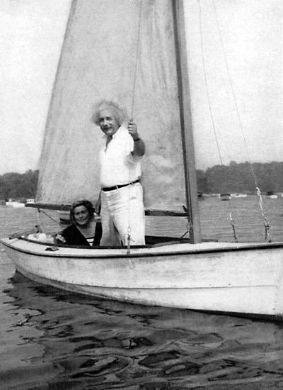 Albert Einstein 1879-1955, tysk-sveitsisk matematiker og teoretisk fysiker, ca 1930-tallet av Unbekannt