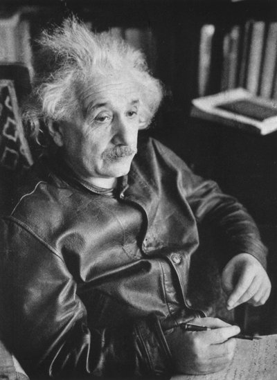 Albert Einstein , tysk-sveitsisk-amerikansk matematiker og fysiker av Unbekannt