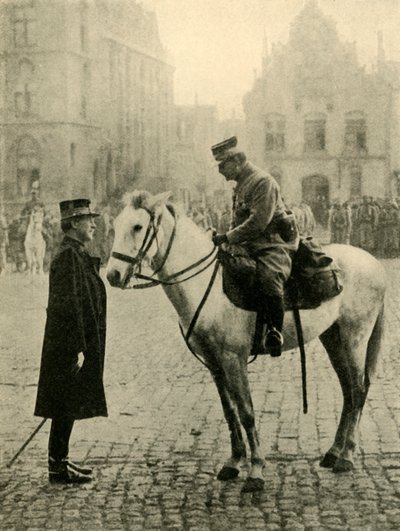 Albert I av Belgia, første verdenskrig, 1914, c1920. av Unbekannt