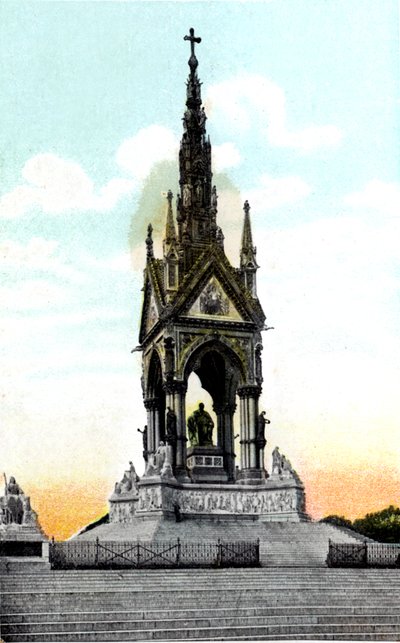 Albert Memorial, London, 20. århundre av Unbekannt