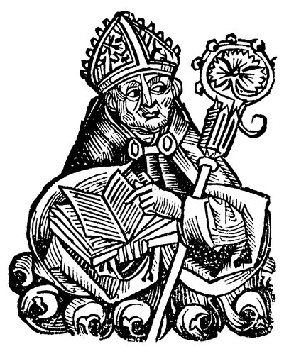 Albertus Magnus c1200-1280 tyskfødt dominikansk munk, 1493 av Unbekannt