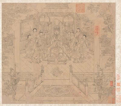 Album med daoistiske og buddhistiske temaer, 1200-tallet. av Unbekannt