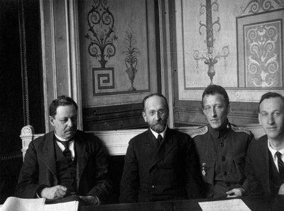 Alexander Blok, russisk poet, c1917-1921 av Unbekannt