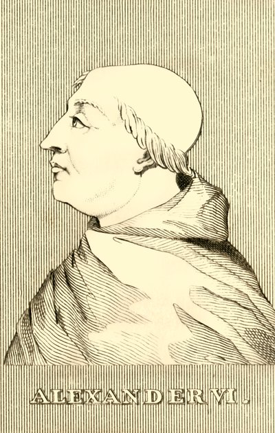 Alexander VI, 1431-1503, 1830. av Unbekannt