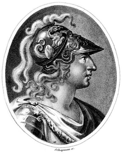 Alexander den store 356-323 f.Kr., ca 1800 av Unbekannt