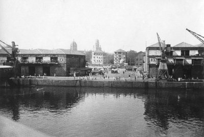 Alexandra Dock, Bombay, India, 1917 av Unbekannt