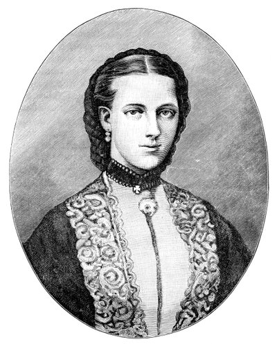 Alexandra, prinsesse av Wales, sent på 1800-tallet av Unbekannt