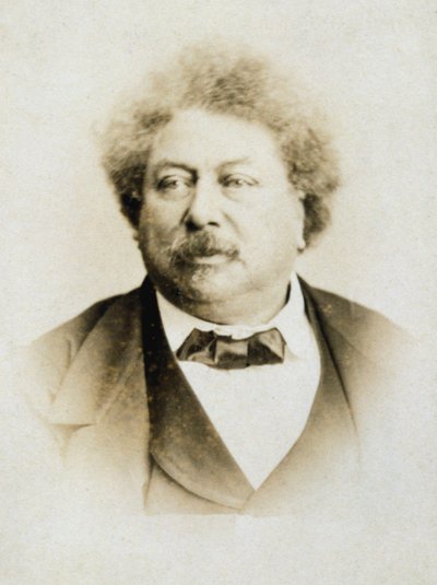 Alexandre Dumas den eldre , fransk romanforfatter og dramatiker, c1850-1870 av Unbekannt