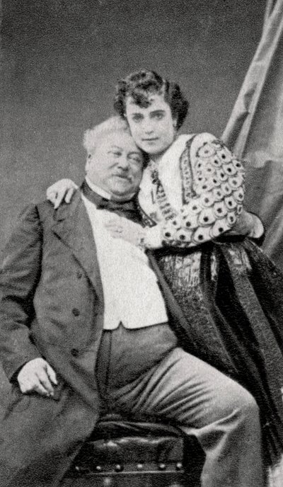 Alexandre Dumas, den eldste, fransk romanforfatter og dramatiker, c1865 av Unbekannt