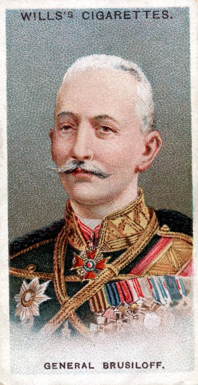 Alexei Brusilov , russisk soldat, 1917 av Unbekannt