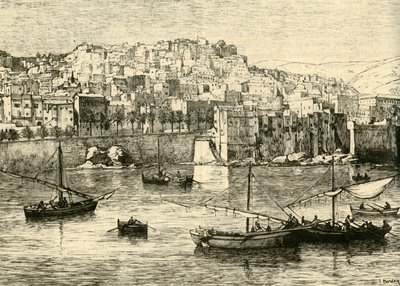 Alger, fra havet, 1890. av Unbekannt