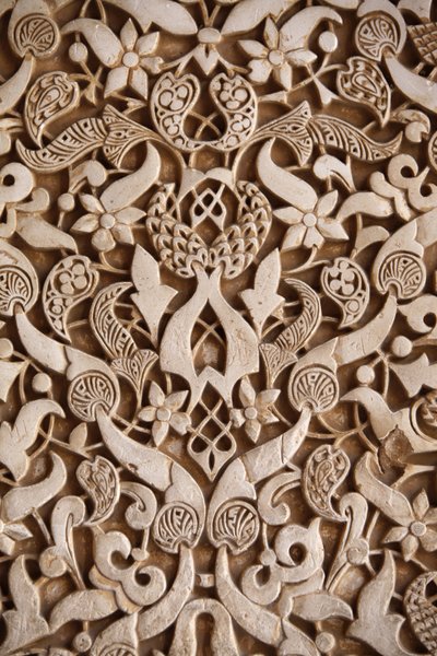 Alhambra - Nasrid Palaces- Palace of the Lions skulpturer av Unbekannt