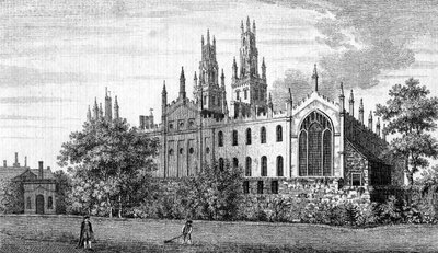 All Souls College, Oxford University av Unbekannt