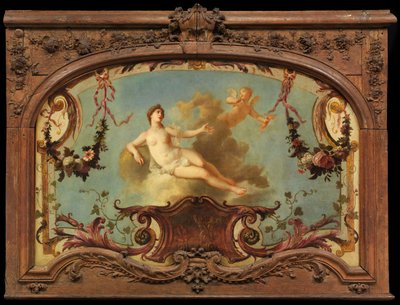 Allegorisk emne, tidlig på 1700-tallet. av Unbekannt