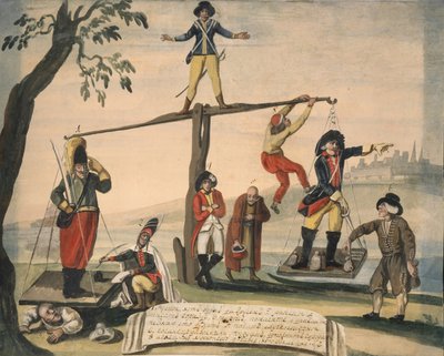 Allegory of Europe i 1791, 1791 av Unbekannt
