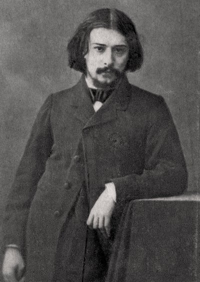 Alphonse Daudet , fransk forfatter, 1869 av Unbekannt