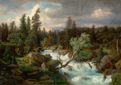Alpin torrent av Unbekannt