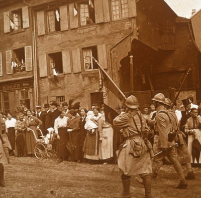 Alsace er tatt, c1914-c1918 av Unbekannt