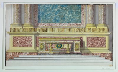 Alter Mensa for Borghese -kapellet, Santa Maria Maggiore, Roma av Unbekannt