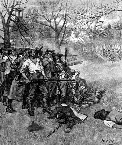 Amerikansk uavhengighetskrig, 1775, 1875 av Unbekannt